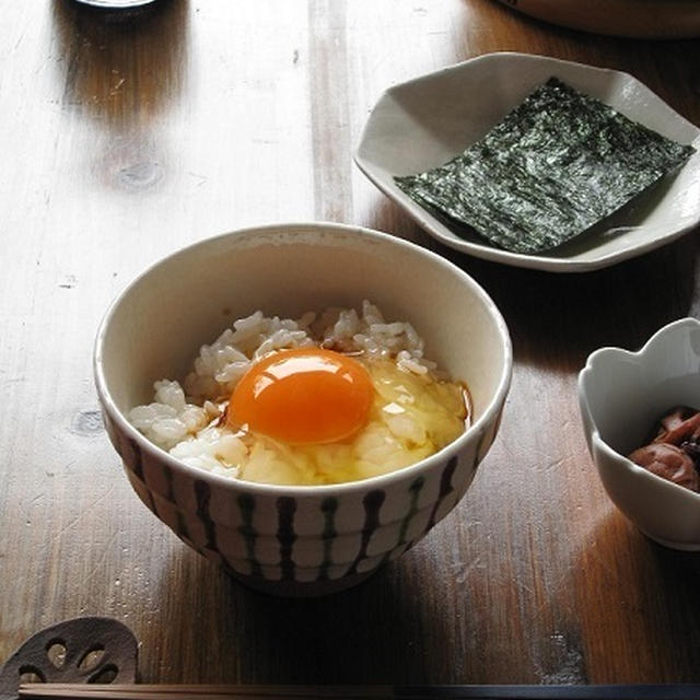 「つまんでご卵」でTKGと、糸島ロール♪