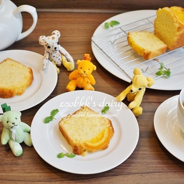 【スイーツ＆手芸】パウンドケーキとクマさん/Pound Cakes and Bears
