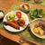 サーモン＆カキフライの晩ご飯　と　今年初：薪ストーブ点火♪