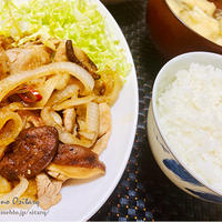 コク旨スタミナポーク焼き★タカラ「料理のための清酒」をつかって