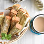 ホットケーキミックス×食パンで簡単！紅茶のスティックメロンパン風トースト