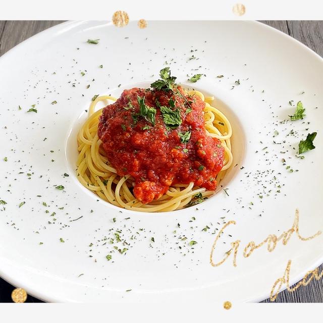 【アメリカのおうちごはん】ミートソーススパゲッティをビストロ風に