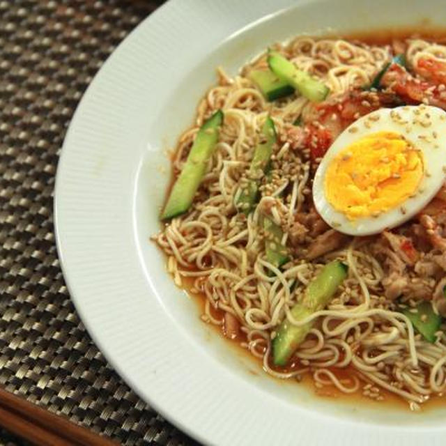豆腐麺のビビン素麺