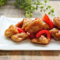 鶏肉とパプリカの中華炒め。