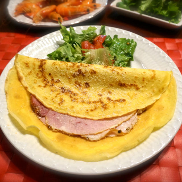 「クレープ」晩ご飯