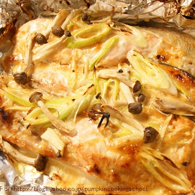 簡単■鮭とキノコの味噌マヨ・ホイル焼き■魚焼きグリルで(・∀・)