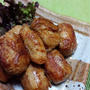 肉巻きおにぎりの巻き～(*^-^)ﾉ