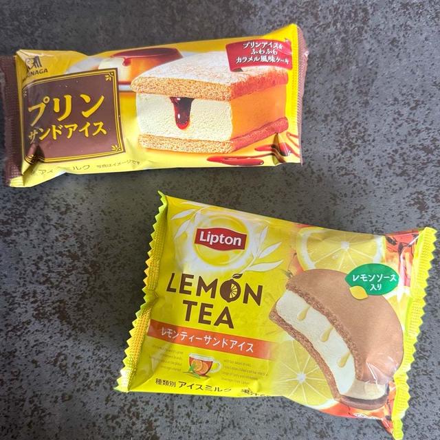 プリンとレモンティーがアイスに。の、話。