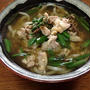 朝からしっかり「鶏なんばうどん」