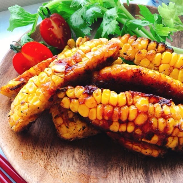 じゅわっと甘い！とうもろこしのバター醤油唐揚げ