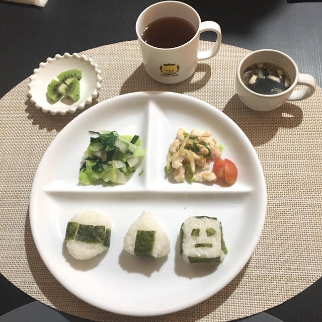 取り分けレシピ☆ネギ塩チキン&ワカメスープ【離乳食完了期】