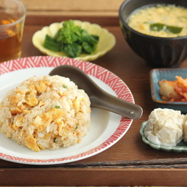 帰ってから10分で仕上げる炒飯献立