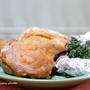 骨付き鶏もも肉のパリパリ焼き＆「マリンフードさんレシピ公開　今回は燻製バター」