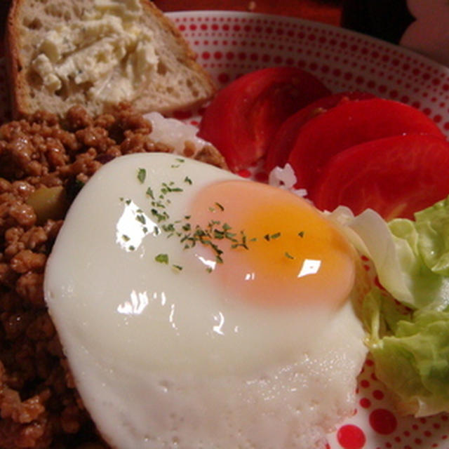 コストコの豚ミンチで晩ご飯