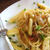 梅とにんにくとじゃがいものスパゲティ