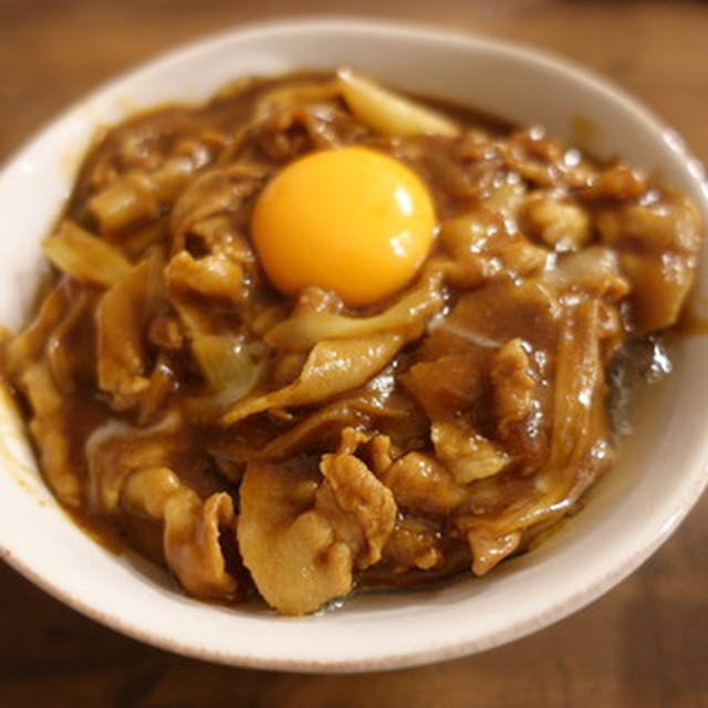 阿佐ヶ谷居酒屋／【recipe】そば屋のカレー丼