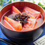 【レシピ】トマトと塩昆布の冷やし味噌汁
