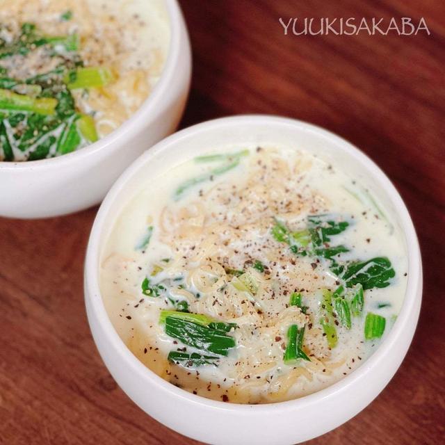 昨日に引き続き、塩ラーメンアレンジ！