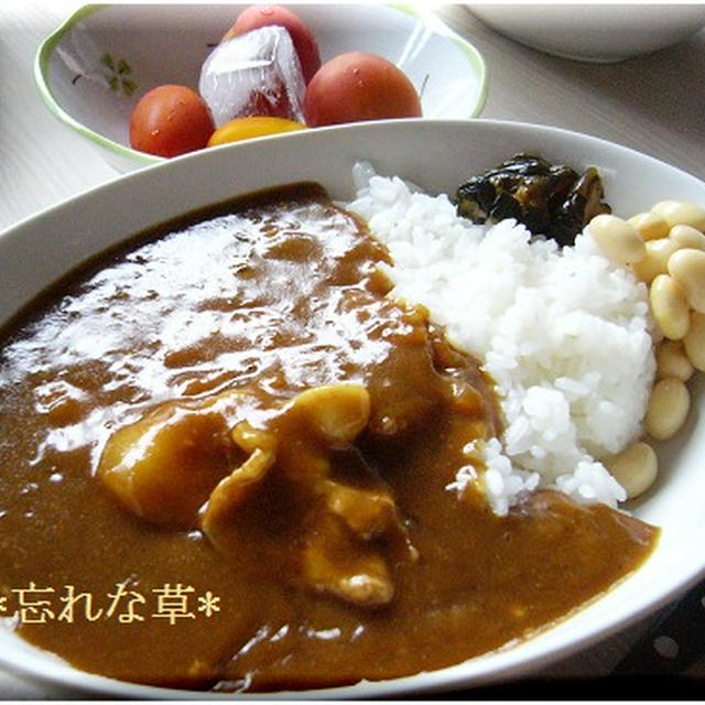 朝カレー♪手作りバージョンで超ごきげんｗニヒヒ♪