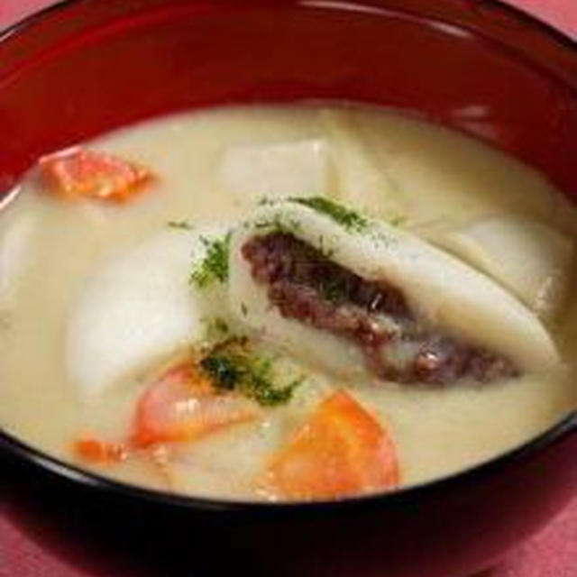 餡餅のお雑煮
