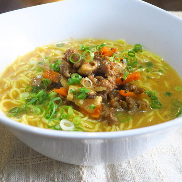 肉味噌タンタン味噌ラーメン