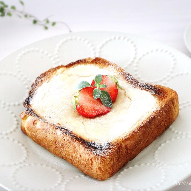 ちょっ！体温計って⁈ と 至福のチーズケーキ風トースト♡