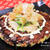 水を使わない『お好み焼き』★ふんわり焼き上げて、鰹節を山盛りで。