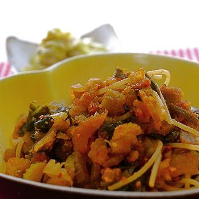 セロリまるごとナポリタン