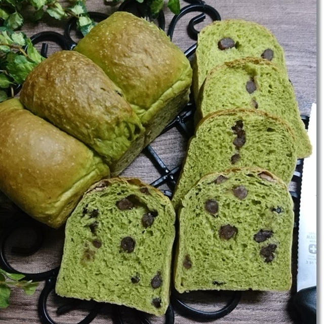 抹茶と甘納豆のブリオッシュ・ナンチャッテールと自宅待機の子供達。。。