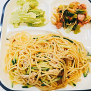 5月15日#おうちごはん♡ささみときゅうりの冷製パスタ