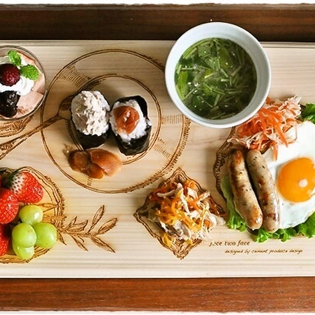 ワンプレート【facetwoface】朝ご飯～おにぎり～