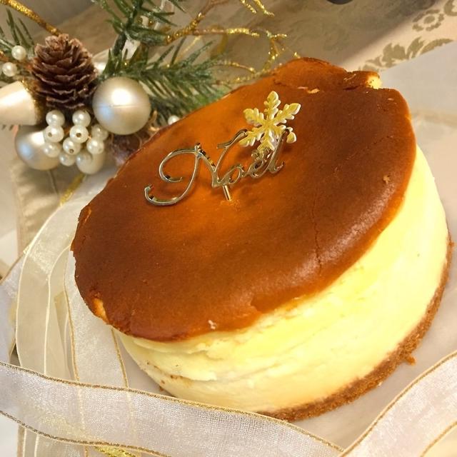 聖夜の 濃厚とろけるベイクドチーズケーキ クリスマスver By Momoさん レシピブログ 料理ブログのレシピ満載