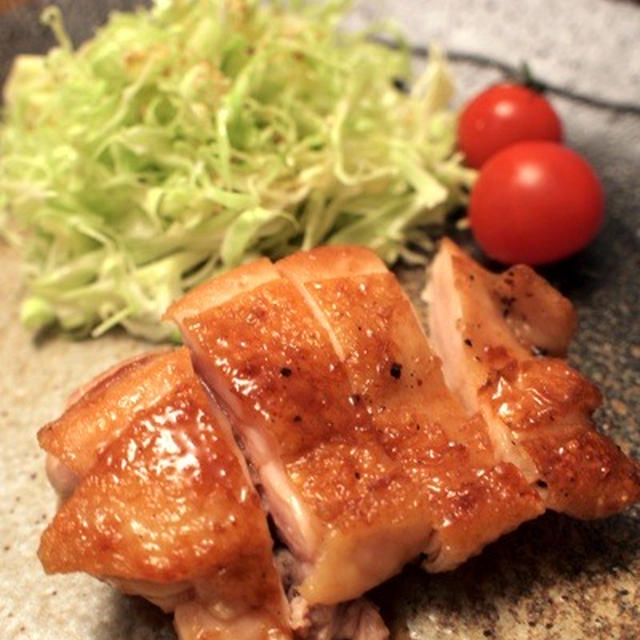 鶏の照り焼き&レンコンの明太子サラダ