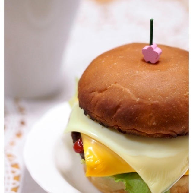 手作りハンバーガー