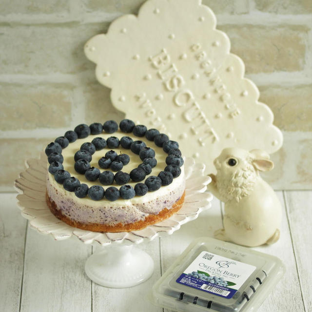 * ブルーベリーのチーズケーキ再び♪