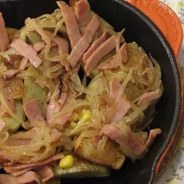 美味しいので作ってみて下さい。青じそジャーマンポテト