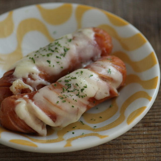 お弁当に♪普通のソーセージに飽きたらチーズソーセージ