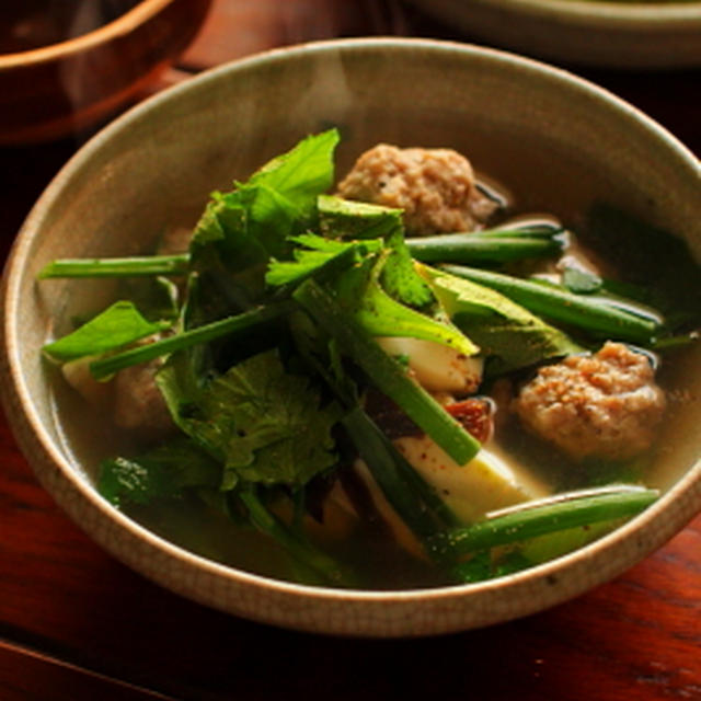 タイ風 豚肉と豆腐のスープ（ゲーンジュートタオフー）