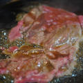 野郎飯の基本のすき焼きと、肉ご飯