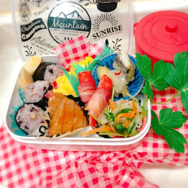 寝坊して➰慌てて作ったJK弁当(汗)