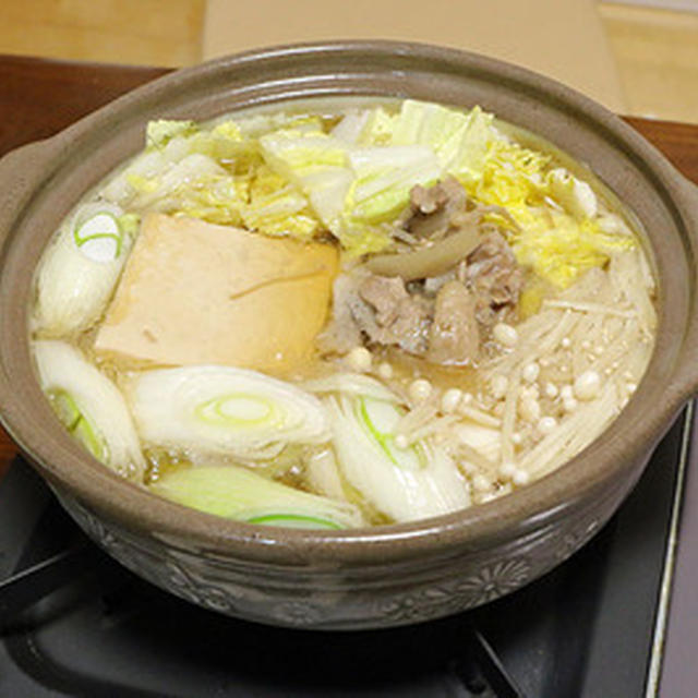 鴨鍋を最後の最後まで堪能しました