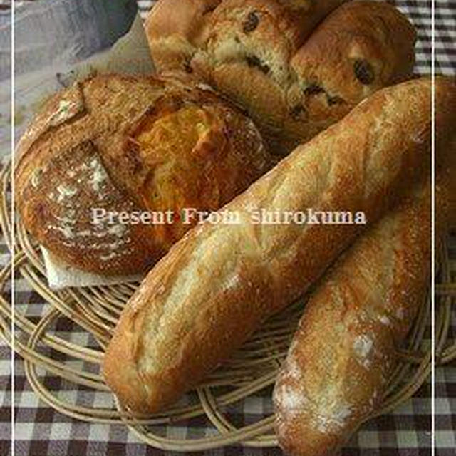 美味しい～しろくまパン&修業中･黄身しぐれ