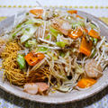 これでもかっと思う「山盛り感が美味しい皿うどん」
