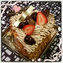 苺で栗でモンブランでハートのケーキ☆