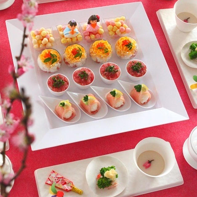簡単なひなまつりテーブル　COTTA STYLE 連載　
