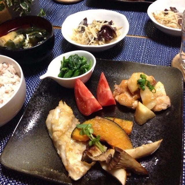 まごはやさしい晩ごはん♪残り物とシンプルなおかずたち♡