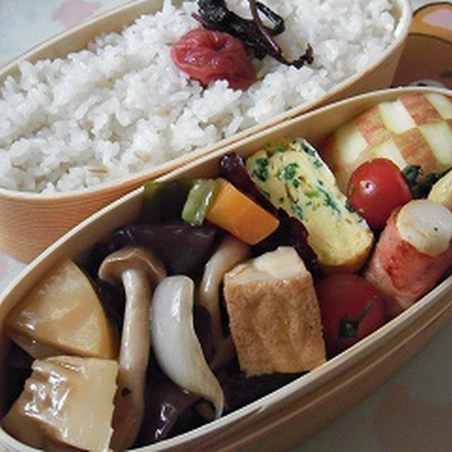 酢厚揚げ弁当。今度は、レッドカレー