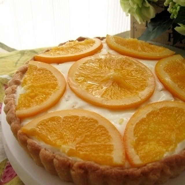 オレンジスライスジャムのレアチーズケーキ By イロハさん レシピブログ 料理ブログのレシピ満載