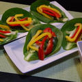 ３６５日野菜レシピNo.１８２「チンゲン菜の巻き巻きサラダ」