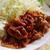 豚肉のしょうが焼き　ネギとベーコンの即席スープ